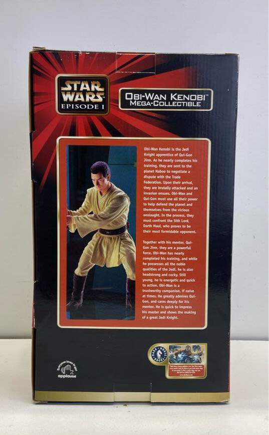 Star Wars Episode 1 Obi-Wan Kenobi Mega Collectible 13 Inch Tall Action Figure image number 4