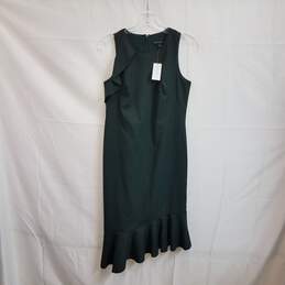 Banana Republic Dark Green Sleeveless Shift Dress WM Size 4 NWT