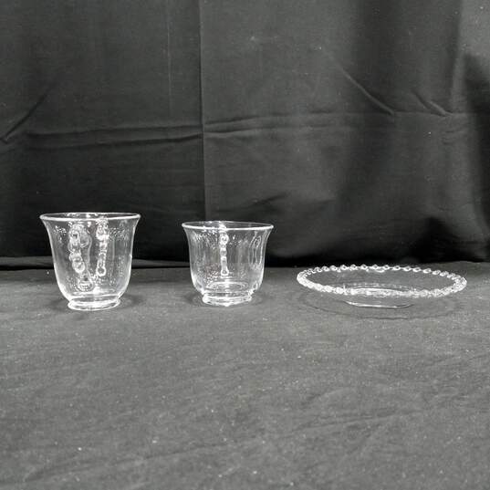 6 Imperial Candlewick Cups & Saucers image number 4