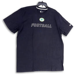 Mens Black NFL Equipment Green Bay Packers Pullover Football T-Shirt Sz XXL