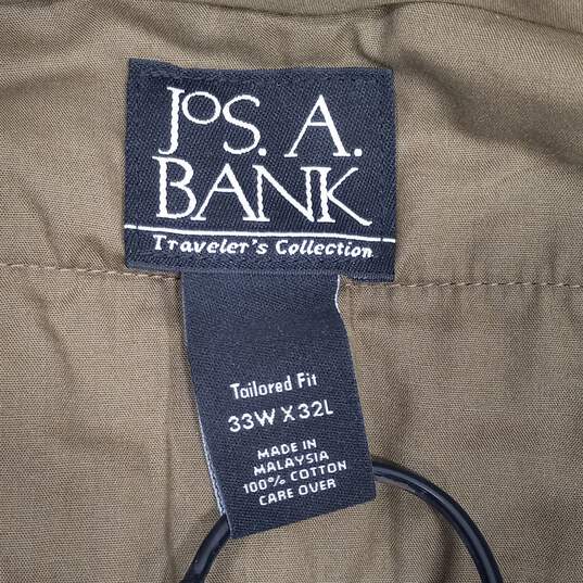 JoS. A. Bank Men's Brown 33x32 Tailored Fit Pants W/Tags image number 5