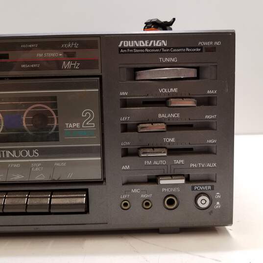 Vintage Soundesign Cassette Player Turntable 6821M image number 6