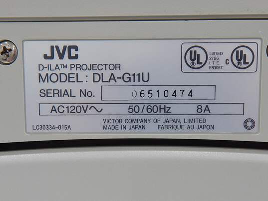 JVC D-ILA PROJECTOR DLA-GIIU WITH CABLES AND REMOTE image number 10