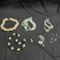 Bundle of Assorted Faux Pearl Fashion Jewelry image number 1