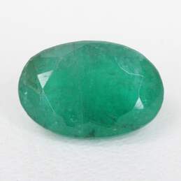 Oval Faceted Loose Emerald Gemstone - 0.51ct