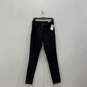 NWT Womens Black Pockets Flat Front Skinny Leg Chino Pants Size 30 image number 1