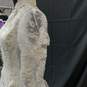 Vintage Unbranded Women's White Lace Beaded Wedding Dress image number 8