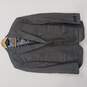 Men's Gray Wool/Silk Suit Jacket Size 44R/38W NWT image number 1