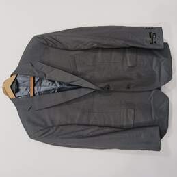 Men's Gray Wool/Silk Suit Jacket Size 44R/38W NWT