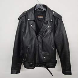High Mileage Leather Gear Black Jacket