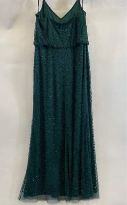 Adrianna Papell Women's Emerald Gown- Sz 12 NWT alternative image