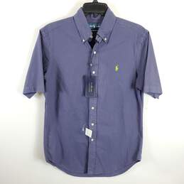Ralph Lauren Men Purple Button Up Shirt S NWT