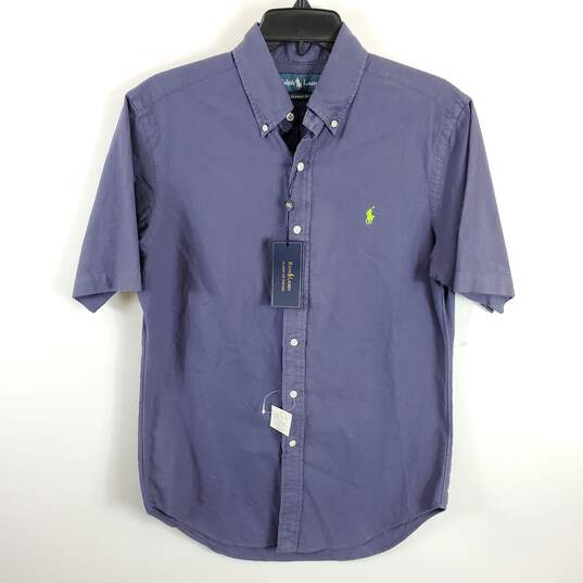 Ralph Lauren Men Purple Button Up Shirt S NWT image number 1