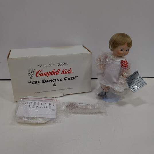 Vintage Campbell Kids Dancing Chef Doll image number 1