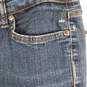 Womens Regular Fit Dark Wash 5 Pocket Design Skinny Leg Jeans Size 10 image number 3