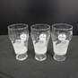 3PC Coca-Cola (1999) Santa Themed Drinking Glasses image number 1