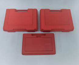 Vintage Red Lego Storage Containers Boxes Cases