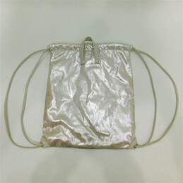 Drawstring Silver Bag No Brand alternative image