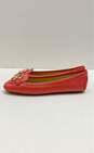 Michael Kors Orange Leather Ballet Flats Loafers Shoes Size 8 M image number 2