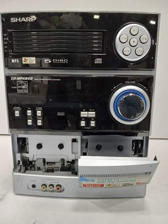 Sharp CD-MPX850 Mini Component System Stereo Only image number 1