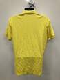 Men's Sz M Yellow Casual Polo Shirt image number 4