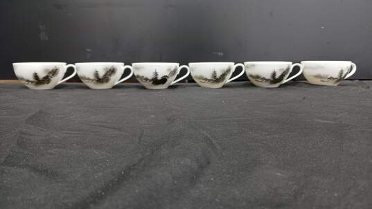 14pc Bundle of Fukagawa Arita Tea Cups & Saucers image number 6
