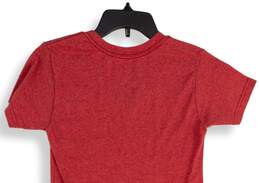 NWT Disney Store Womens Red Forbidden V-Neck Short Sleeve Pullover T-Shirt Sz XS alternative image