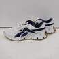 Reebok Zig Dynamica 2.0 Men's White/Navy Running Shoes Size 11 image number 4