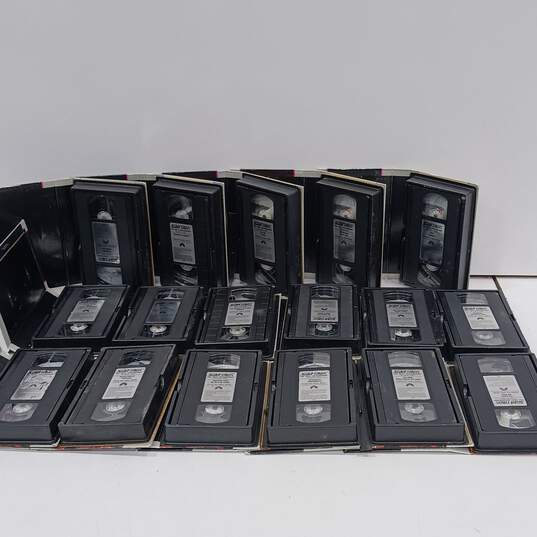 Bundle of Assorted Vintage Star Trek The Next Generation VHS Tapes image number 4