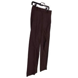 Womens Brown Slash Pocket Flat Front  Mid Rise Chino Pant Size 4 alternative image