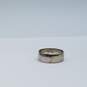 10k Gold White Gold 7mm Band Sz 7 Ring 4.2g image number 4