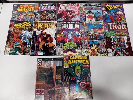 Lot of 12 Assorted Marvel Comic Books image number 1