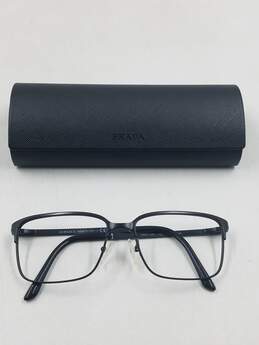 Versace Black Greca Square Eyeglasses