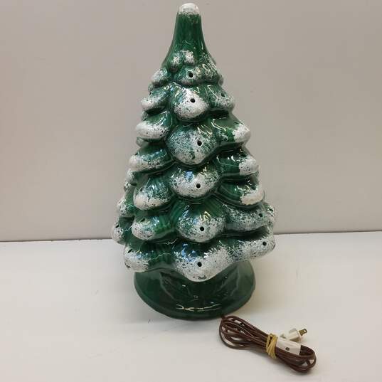 Marcia Ceramics Christmas Tree CTL-20-COLD AS IS, CHIPPED image number 3