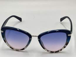 Womens Gray Blue Frame UVA Protection Cateye Sunglasses JEWVPV58Y-B