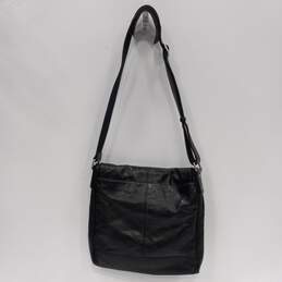 Levenger Black Leather Handbag alternative image