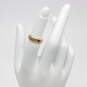 14K Yellow Gold Etched Ring Band Size 4.75 - 2.1g image number 1
