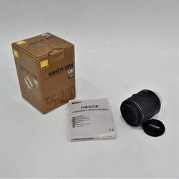 Nikon AF-S DX Nikkor 55-200mm f/4.5-5.6G ED VR II Telephoto Zoom Camera Lens IOB