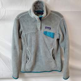 Patagonia Women's Gray Fleece Re-Tool Snap Sweater