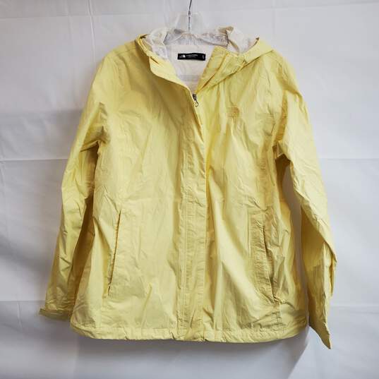 North Face Rain Jacket Yellow Sz XL image number 1