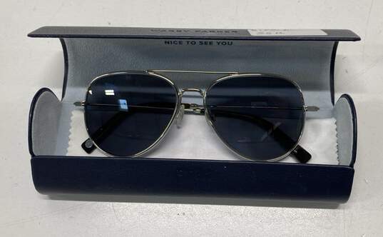 Warby Parker Raider Abe 2152 Bifocal Sunglasses Polished Silver One Size image number 1