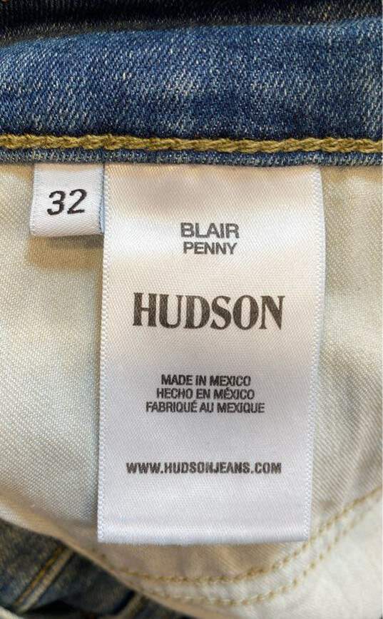 Hudson Blair Penny Cropped Blue Jeans - Size 32 image number 6