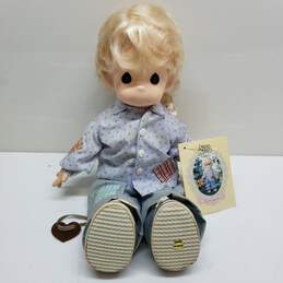 Vintage 90s Precious Moments Philip #1035 16 In. Doll