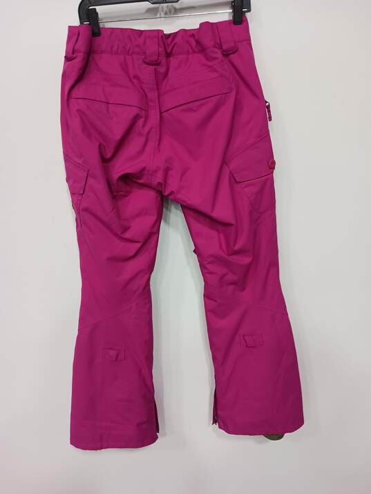 Women's Burton Pink Snow Pants Size M image number 2