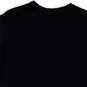 Womens Black Short Sleeve Collarless Crew Neck Pullover T-Shirt Size Small image number 4