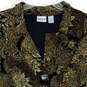 Womens Multicolor Floral Long Sleeve Collared Three Button Blazer Size 3 image number 2