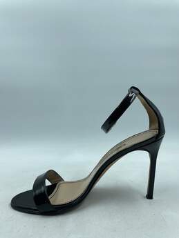 Authentic Manolo Blahnik Black Patent Sandals W 8.5 alternative image