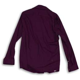 Michael Kors Mens Wine Color Shirt Size 15 alternative image