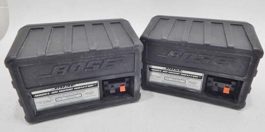 VNTG Bose Brand 101 Model Black Music Monitor Speakers (Set of 2) image number 3
