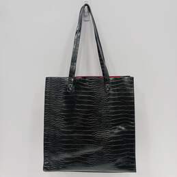 Asos Design Animal Print Pattern Black Tote Style Handbag alternative image